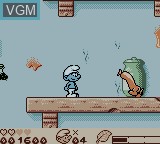 Image in-game du jeu Smurfs' Nightmare, The sur Nintendo Game Boy Color