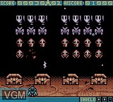 Image in-game du jeu Space Invaders X sur Nintendo Game Boy Color