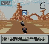 Image in-game du jeu Suzuki Alstare Extreme Racing sur Nintendo Game Boy Color