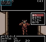Image in-game du jeu Wizardry III - Diamond no Kishi sur Nintendo Game Boy Color