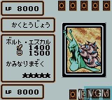 Image in-game du jeu Yu-Gi-Oh! Duel Monsters III - Sanseisenshin Kourin sur Nintendo Game Boy Color