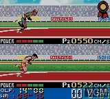 Image in-game du jeu Carl Lewis Athletics 2000 sur Nintendo Game Boy Color
