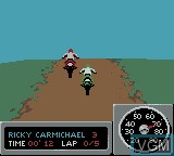 Image in-game du jeu Championship Motocross 2001 Featuring Ricky Carmichael sur Nintendo Game Boy Color