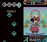 Image in-game du jeu Dance Dance Revolution GB Disney Mix sur Nintendo Game Boy Color