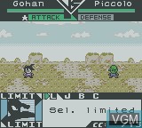 Image in-game du jeu Dragon Ball Z - Legendary Super Warriors sur Nintendo Game Boy Color