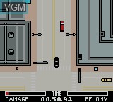 Image in-game du jeu Driver - You are the Wheelman sur Nintendo Game Boy Color