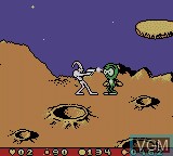 Image in-game du jeu Earthworm Jim - Menace 2 the Galaxy sur Nintendo Game Boy Color
