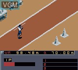 Image in-game du jeu ESPN International Track & Field sur Nintendo Game Boy Color