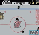 Image in-game du jeu ESPN National Hockey Night sur Nintendo Game Boy Color