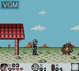 Image in-game du jeu Lucky Luke sur Nintendo Game Boy Color