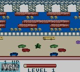 Image in-game du jeu Frogger sur Nintendo Game Boy Color