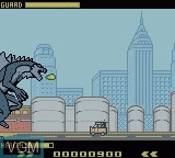 Image in-game du jeu Godzilla the Series sur Nintendo Game Boy Color