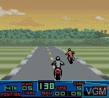 Image in-game du jeu Harley Davidson - Race Across America sur Nintendo Game Boy Color