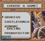 Image in-game du jeu Konami GB Collection Vol. 1 sur Nintendo Game Boy Color