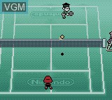 Image in-game du jeu Mario Tennis sur Nintendo Game Boy Color