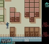 Image in-game du jeu Metal Gear Solid sur Nintendo Game Boy Color