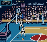 Image in-game du jeu NBA Hoopz sur Nintendo Game Boy Color