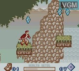 Image in-game du jeu Pitfall - Beyond the Jungle sur Nintendo Game Boy Color