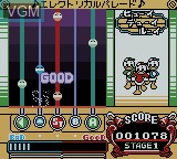 Image in-game du jeu Pop'n Music GB Disney Tunes sur Nintendo Game Boy Color