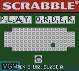 Image in-game du jeu Scrabble sur Nintendo Game Boy Color