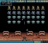 Image in-game du jeu Space Invaders X sur Nintendo Game Boy Color
