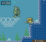 Image in-game du jeu SpongeBob SquarePants - Legend of the Lost Spatula sur Nintendo Game Boy Color