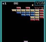 Image in-game du jeu Super Breakout sur Nintendo Game Boy Color