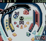 Image in-game du jeu Super Robot Pinball sur Nintendo Game Boy Color