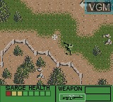 Image in-game du jeu Army Men sur Nintendo Game Boy Color