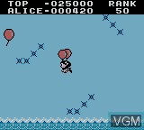 Image in-game du jeu Balloon Fight GB sur Nintendo Game Boy Color