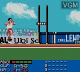 Image in-game du jeu Carl Lewis Athletics 2000 sur Nintendo Game Boy Color