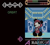 Image in-game du jeu Dance Dance Revolution GB Disney Mix sur Nintendo Game Boy Color