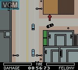 Image in-game du jeu Driver - You are the Wheelman sur Nintendo Game Boy Color