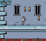 Image in-game du jeu Earthworm Jim - Menace 2 the Galaxy sur Nintendo Game Boy Color