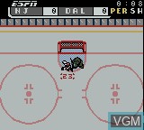 Image in-game du jeu ESPN National Hockey Night sur Nintendo Game Boy Color
