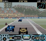 Image in-game du jeu F1 Racing Championship sur Nintendo Game Boy Color