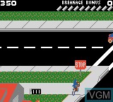 Image in-game du jeu Paperboy sur Nintendo Game Boy Color