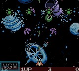Image in-game du jeu Galaga - Destination Earth sur Nintendo Game Boy Color
