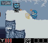 Image in-game du jeu Ganbare Goemon - Seikuushi Dynamites Arawaru!! sur Nintendo Game Boy Color