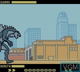 Image in-game du jeu Godzilla the Series sur Nintendo Game Boy Color