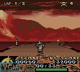 Image in-game du jeu Halloween Racer sur Nintendo Game Boy Color