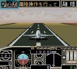 Image in-game du jeu Jet de Go! - Let's Go By Airliner sur Nintendo Game Boy Color