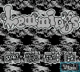 Image de l'ecran titre du jeu Lemmings sur Nintendo Game Boy
