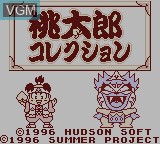 Image de l'ecran titre du jeu Momotarou Collection sur Nintendo Game Boy