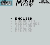 Image de l'ecran titre du jeu Monster Max sur Nintendo Game Boy