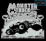 Image de l'ecran titre du jeu Monster Truck Wars sur Nintendo Game Boy