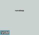 Image de l'ecran titre du jeu NanoLoop Music Generator sur Nintendo Game Boy