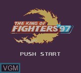 Image de l'ecran titre du jeu Nettou King of Fighters '97 sur Nintendo Game Boy