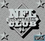 Image de l'ecran titre du jeu NFL Quarterback Club 96 sur Nintendo Game Boy
