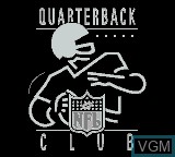 Image de l'ecran titre du jeu NFL Quarterback Club sur Nintendo Game Boy